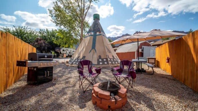 摩押 Ok Rv Park Family Tipi Ok1酒店 外观 照片